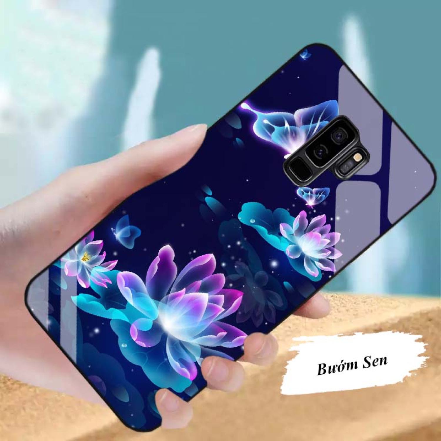 Ốp samsung galaxy s9, s9 plus lưng kính cường lực mới ƞhất