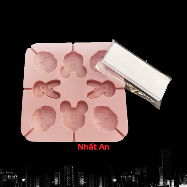[HCM]KHUÔN SILICONE QUE KẸO