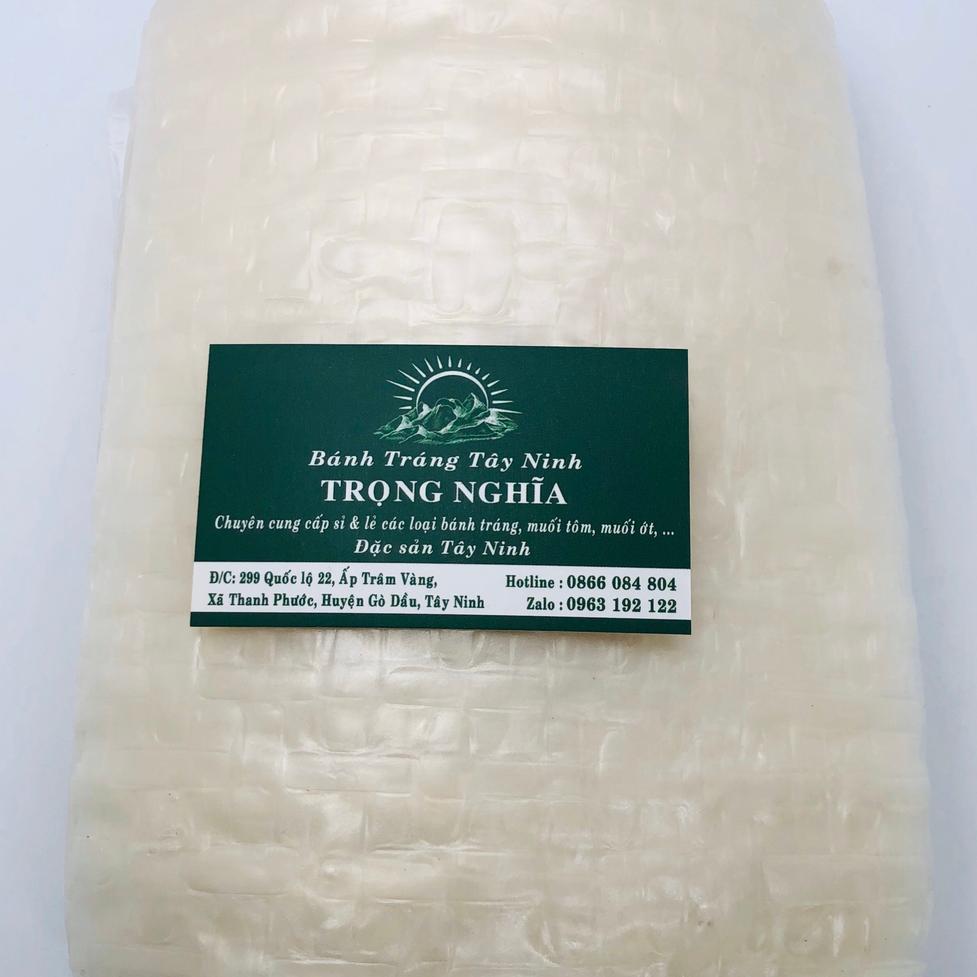 [500G] - Bánh Tráng Vuông Trắng Cuốn Thịt