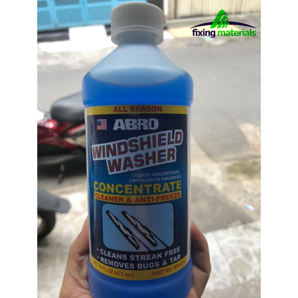 Dung dịch pha nước rửa kính xe oto ABRO WINDSHIELD WASHER (473ml/1 lọ)