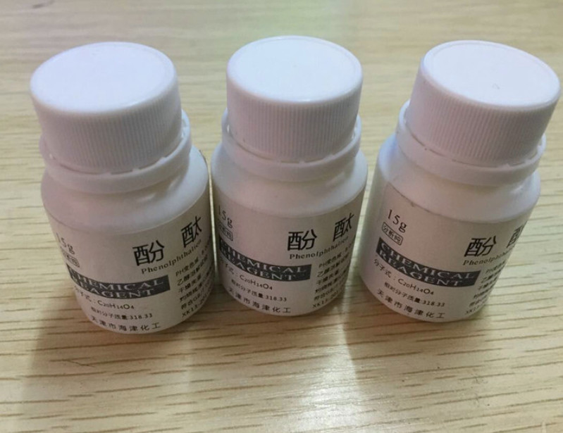[HCM]Bột Phenolphtalein Dạng Lọ 15g Chất Chỉ Thị Axit Kiềm