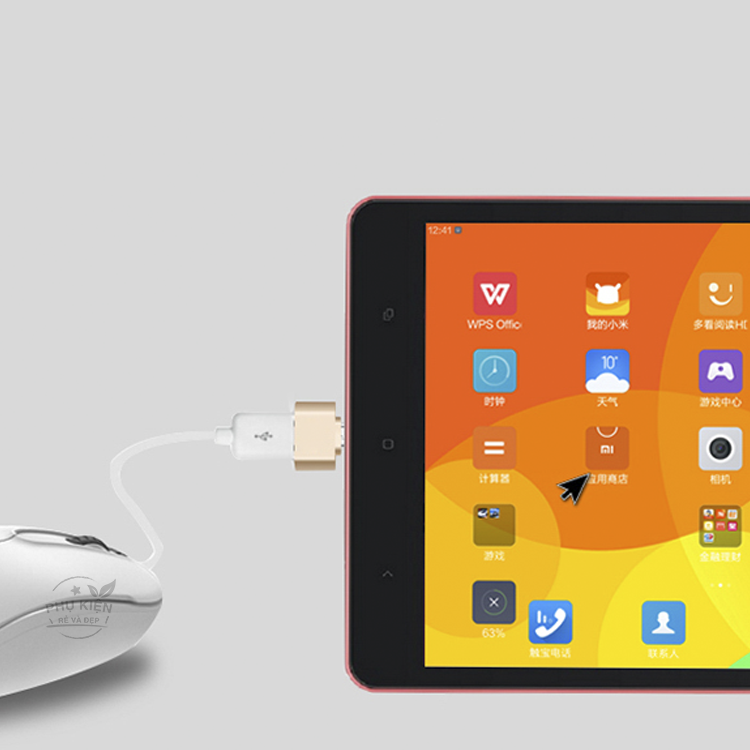 [HCM]Đầu chuyển đổi từ USB 2.0 sang Micro USB (Trắng)