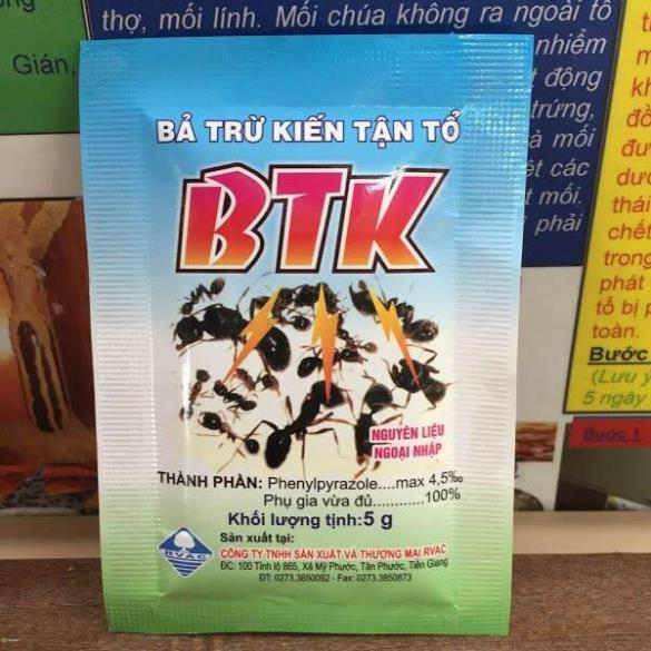 Bả diệt kiến tận ổ btk