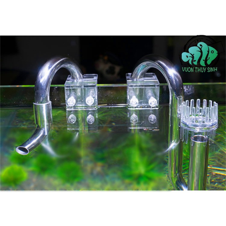 Ống IN OUT INOX MUFAN  fi16 (đầu out xoay chỉnh dòng có lọc váng)