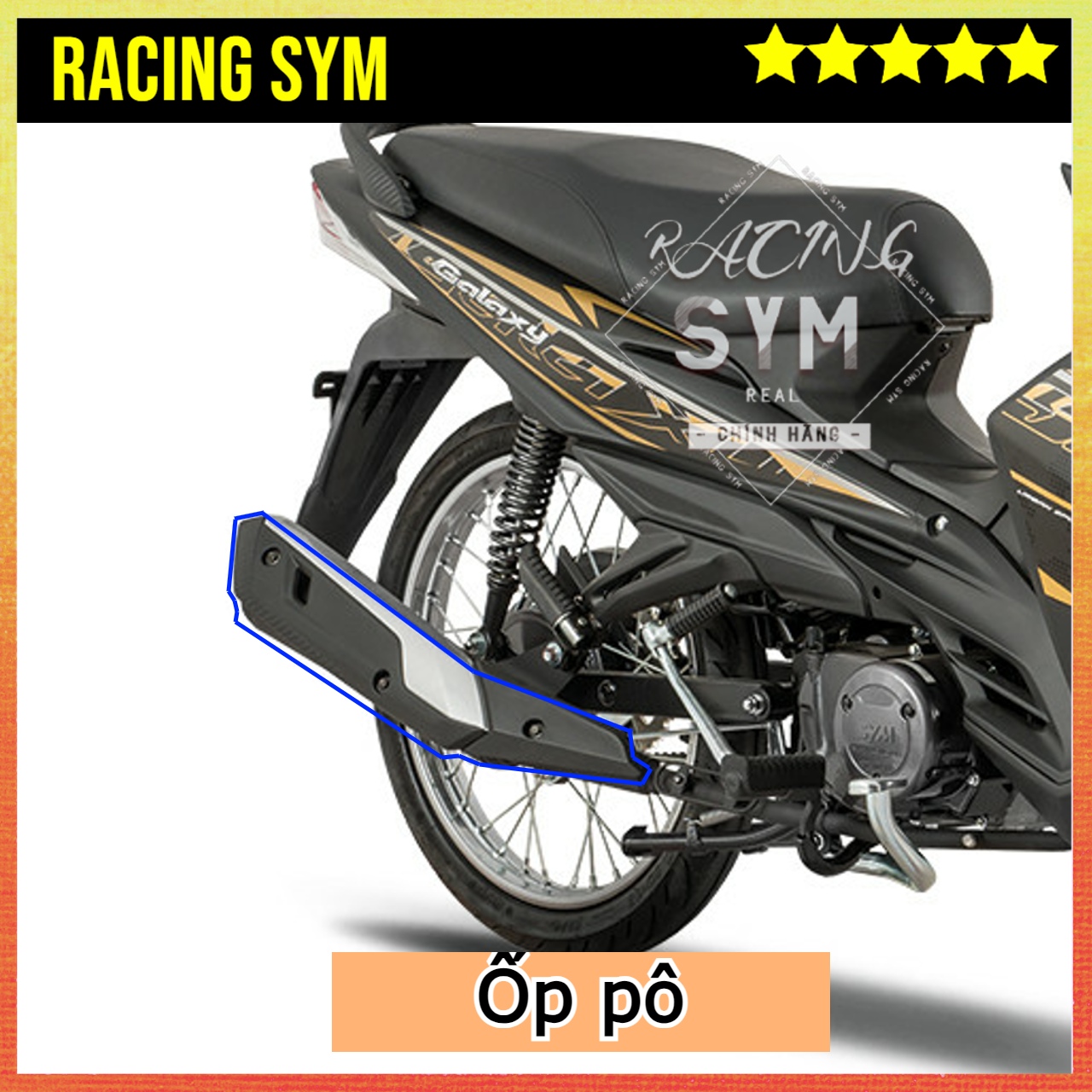 Ốp pô xe Galaxy 50cc Chính Hãng SYM