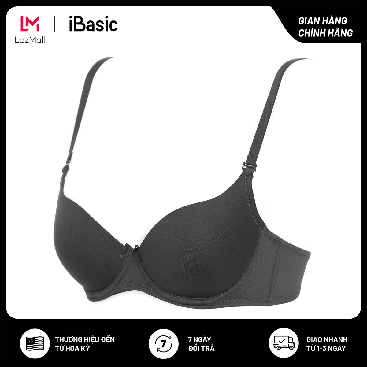 Áo ngực mút dày trơn nâng iBasic BS22
