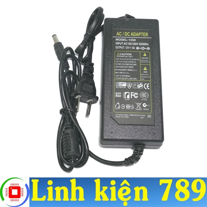 Nguồn Adapter 12V 5A - Linh Kiện 789