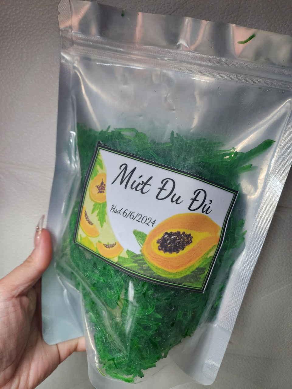 Mứt Đu Đủ Sợi - Hàng Luôn Mới
