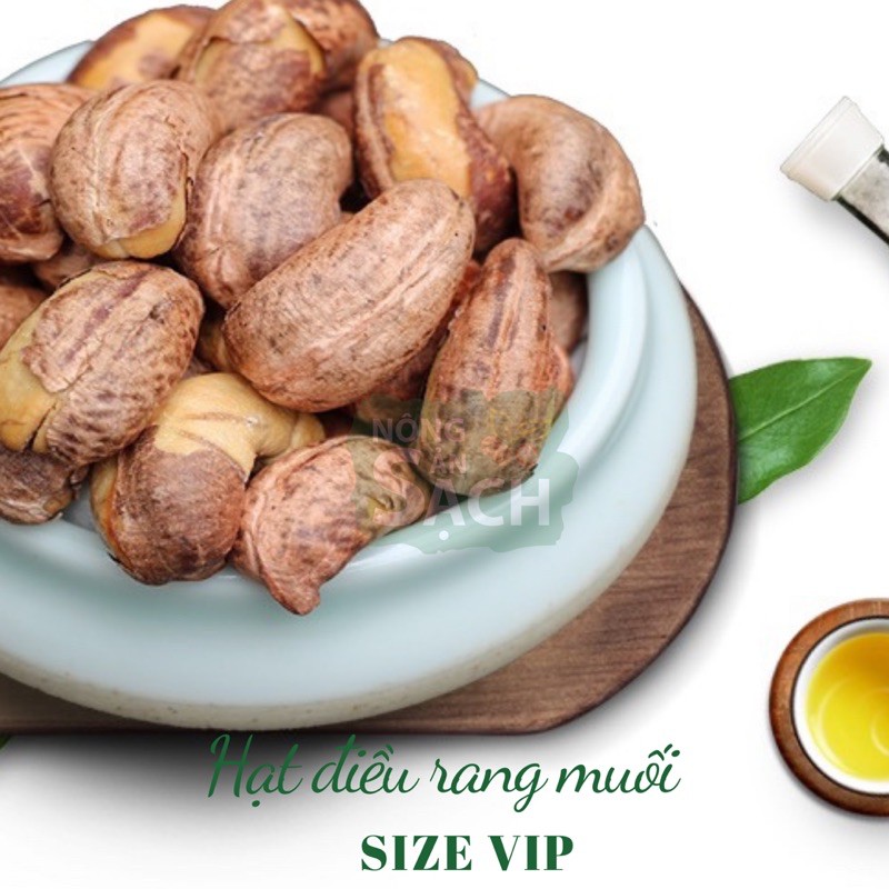 Hạt Điều Bình Phước Rang Muối Size Vip (Ảnh Thật) 500g