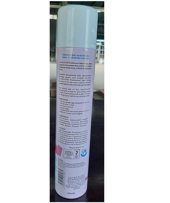 [HCM]Keo Xịt Tóc Jacqualine 420ml (Bướm)