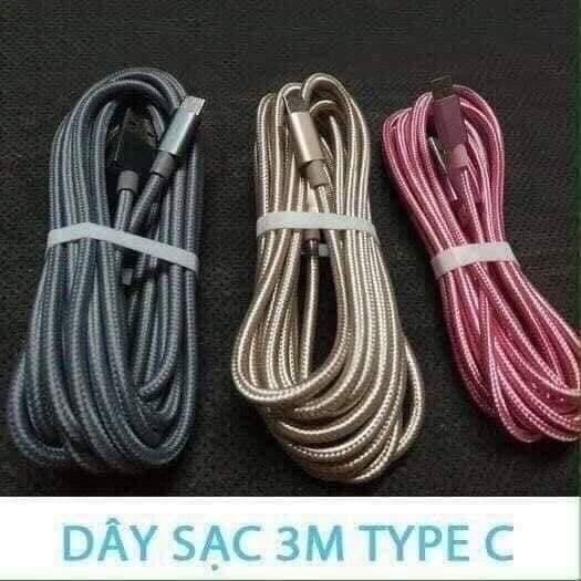 Combo 02 Dây sạc điện thoại dài 3m dùng cho dòng iphone