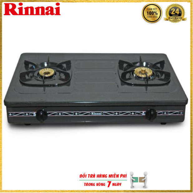 [BẾP GAS CHÍNH HÃNG]Bếp ga đôi để bàn Rinnai RV-375(G)N