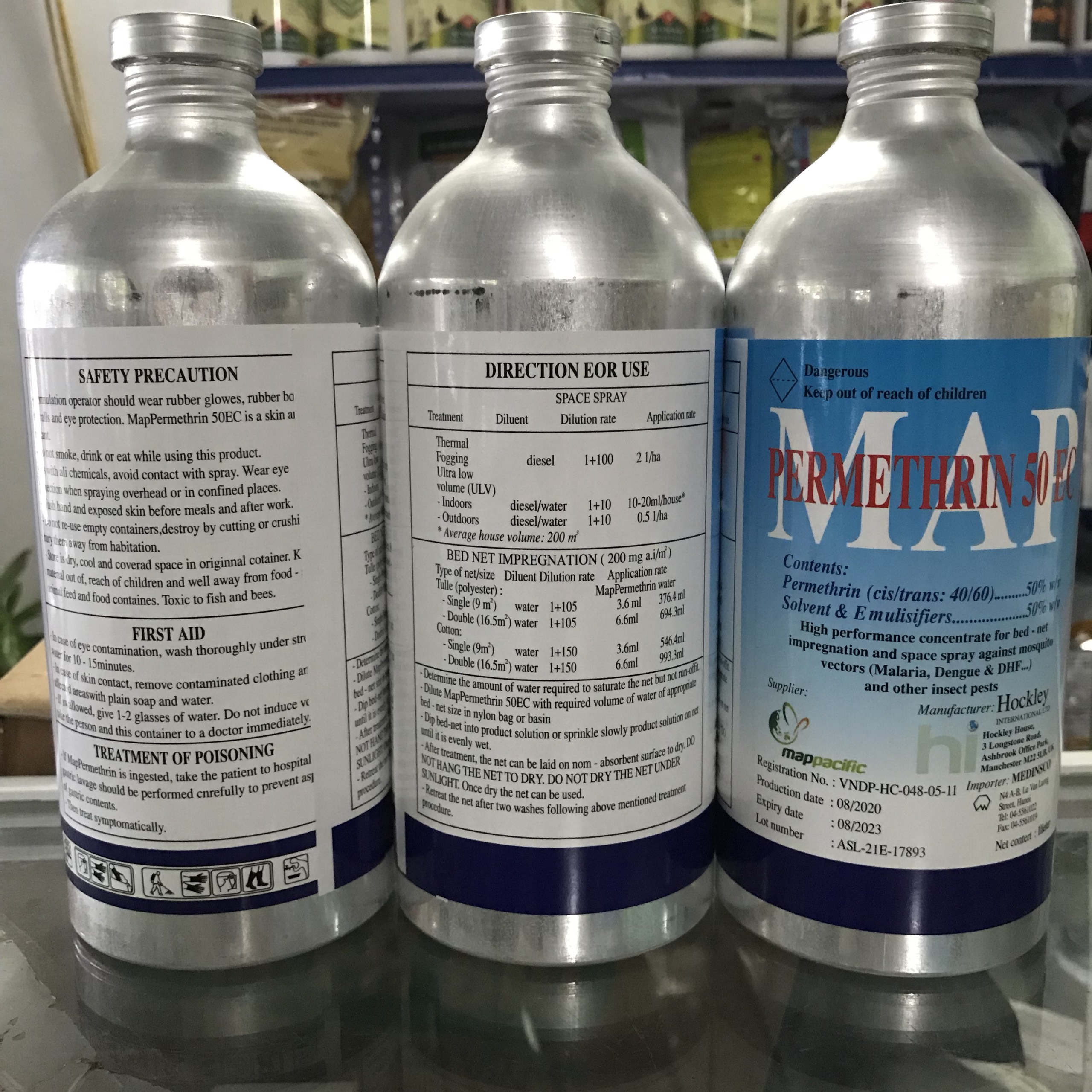 Diệt muỗi côn trùng chai 1L