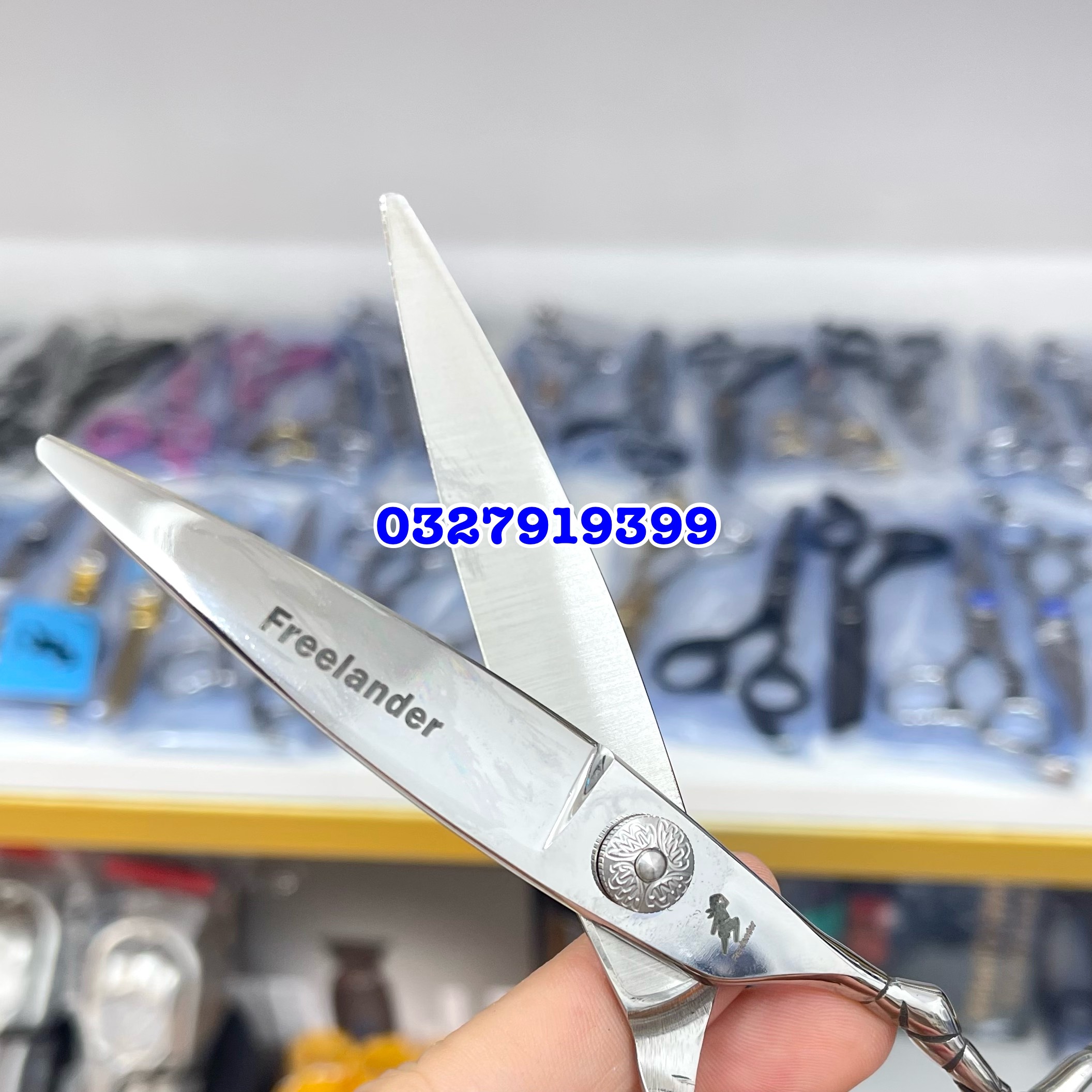Kéo Chuốt Tóc Cao Cấp Freelander 6.0 in Thép Nhật S440C Độ Cứng Trên 62HRC Kích Thước 6 Inch Dành Cho Nữ