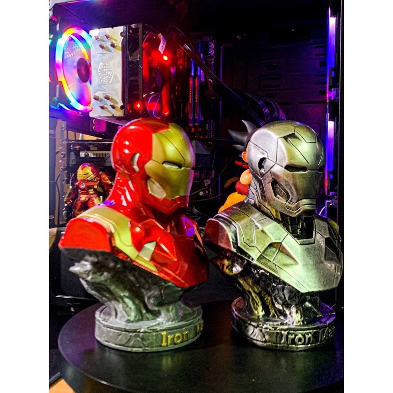 (Hàng có sẵn) Mô hình người sắt Iron Man 18cm trang trí phòng