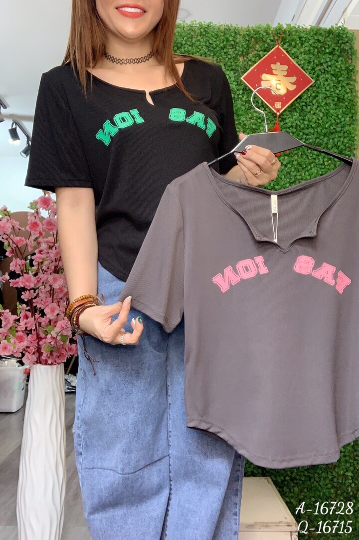 Áo kiểu croptop BIGSIZE Fashion 16728