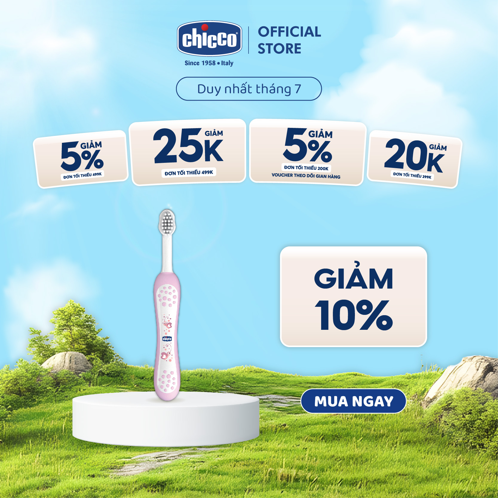 Bàn chải đánh răng Chicco