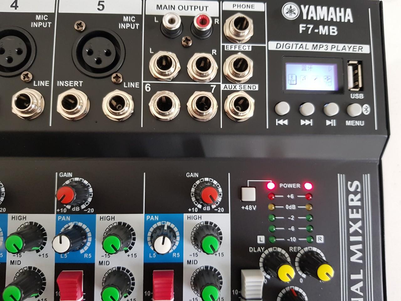 bàn trộn mixer yamaha f7 có bluetooth