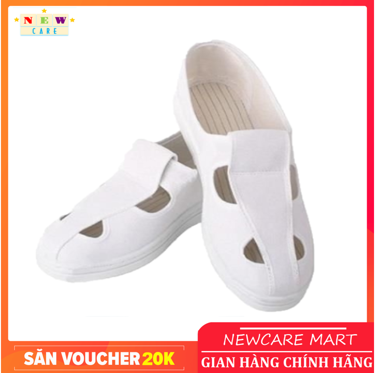Giầy phòng sạch chống tĩnh điện 4 lỗ thoáng khí cao cấp
