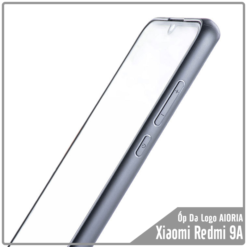 Ốp lưng cho Xiaomi Redmi 9A Da Khắc Logo AIORIA