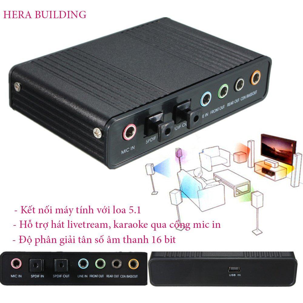 Card âm thanh máy tính cho loa 5.1 cao cấp