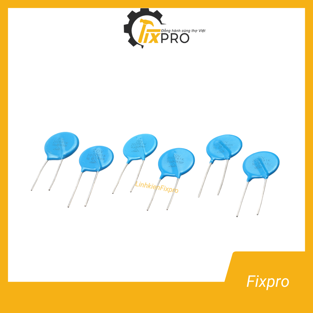 ( 5 chiếc )  Tụ chống sét Varistor 10D151K 150V 10mm chất lượng tốt - Fixpro