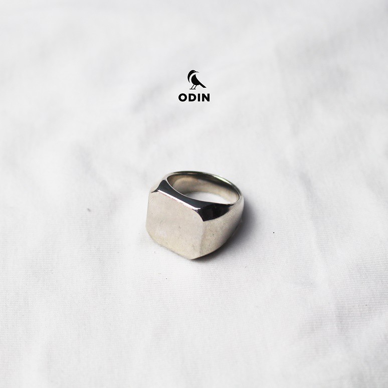 Nhẫn Titan Bản vuông tối giản - Knucle Ring - ODIN