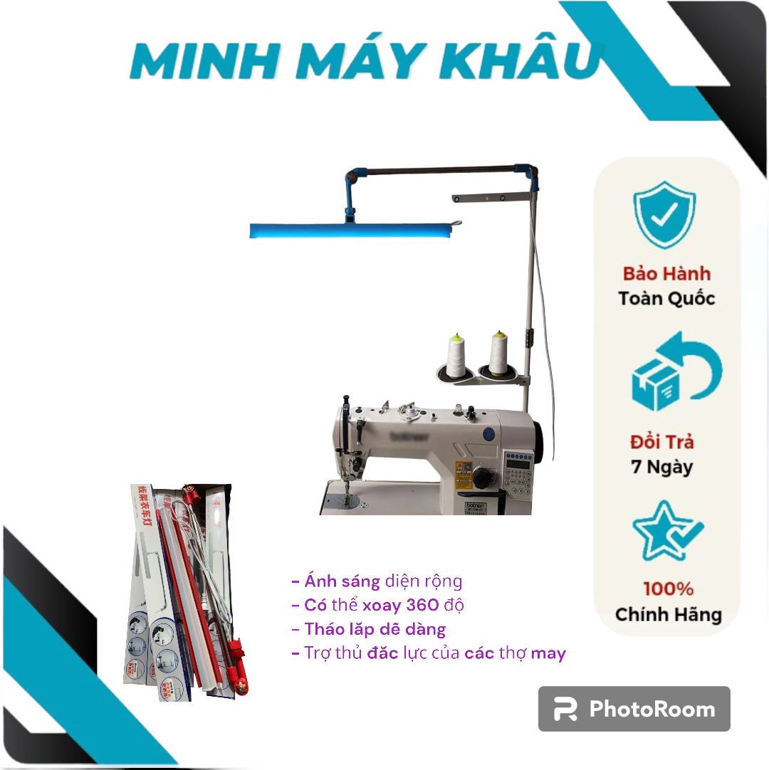 Đèn cọc chỉ máy may, máy vắt sổ tiết kiệm điện năng cao cấp minh máy khâu