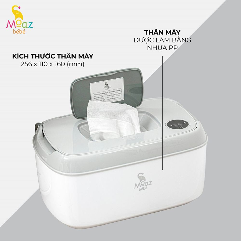 Máy làm ấm khăn ướt cho bé Moaz Bé Bé MB-008