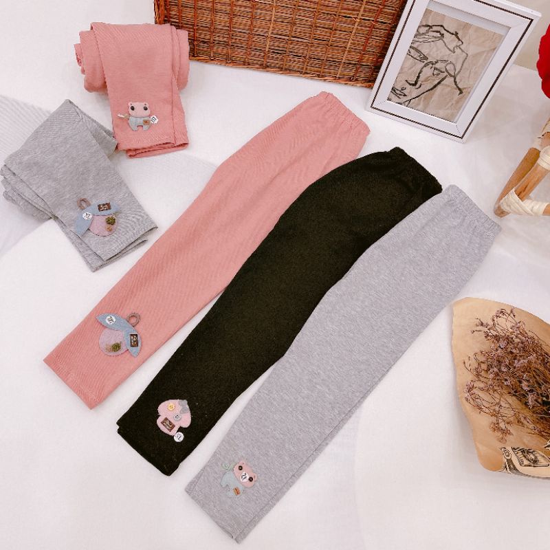 Combo 3 quần legging bé gái siêu đẹp