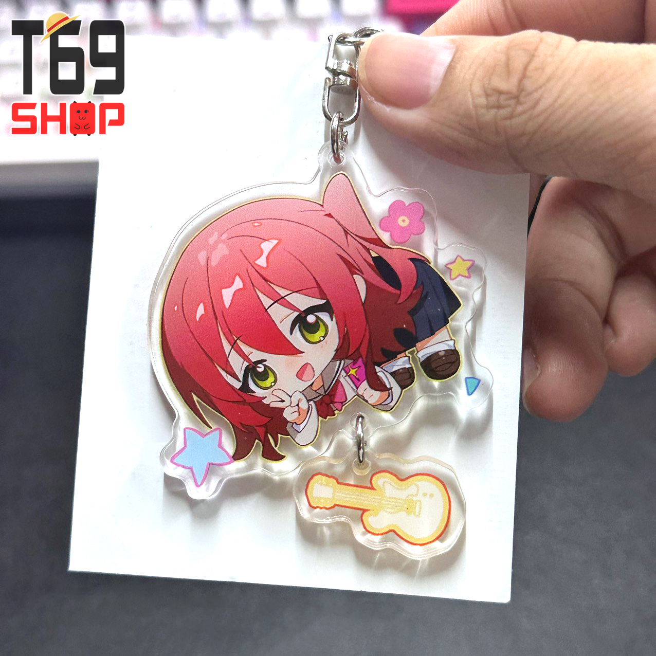 Móc khóa mica anime Bocchi The Rock - Cute ver