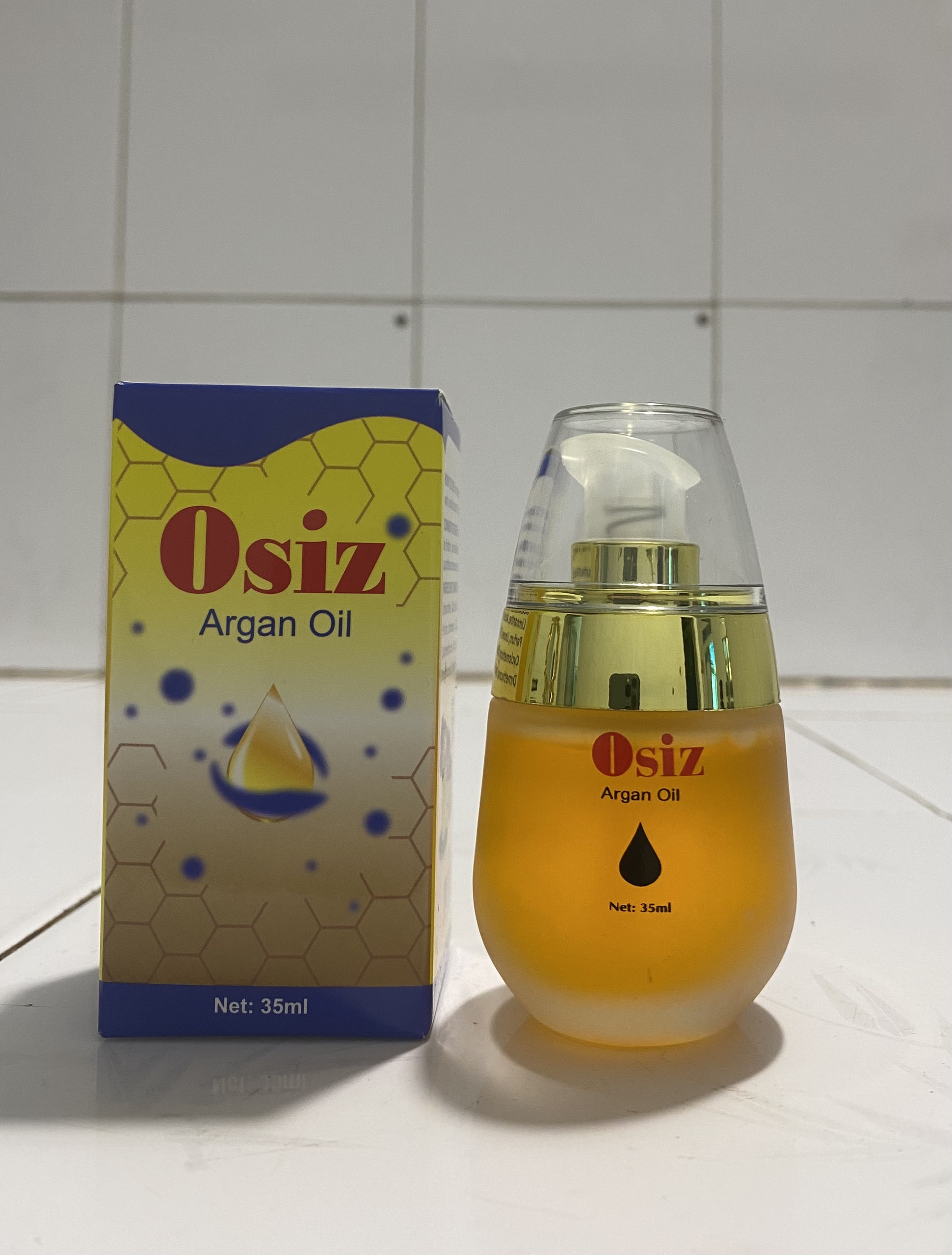 Tinh dầu dưỡng tóc osiz argan oil phục hồi tóc hư tổn mềm mượt 35ml