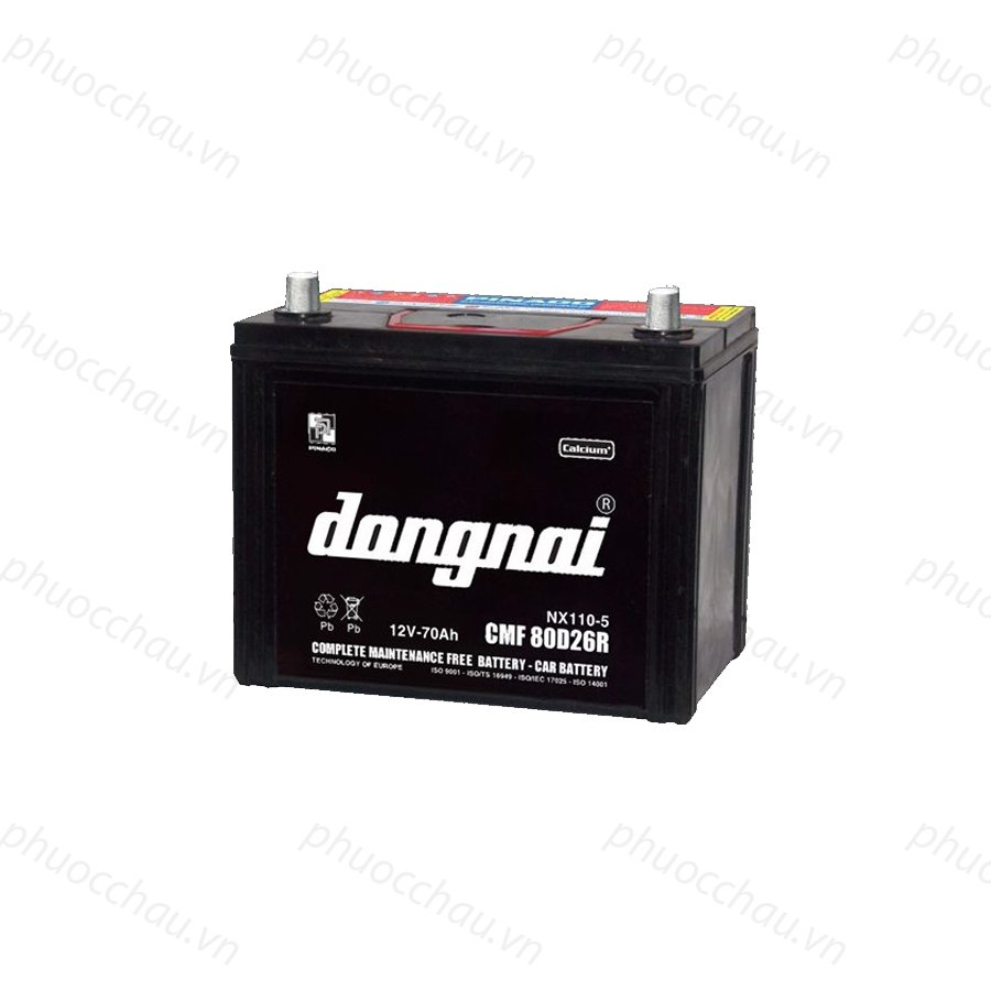 Bình ắc quy 12v-70ah, ắc quy dong nai cmf 80d26l/r