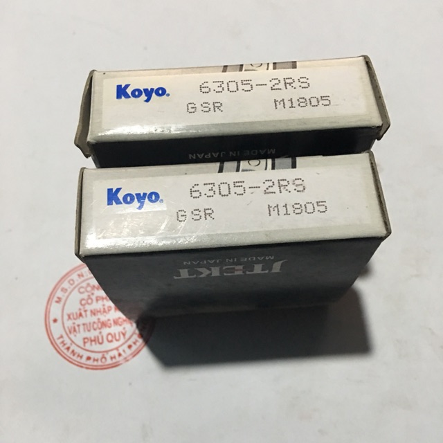 Vòng bi, bạc đạn koyo 6305 - 2rs