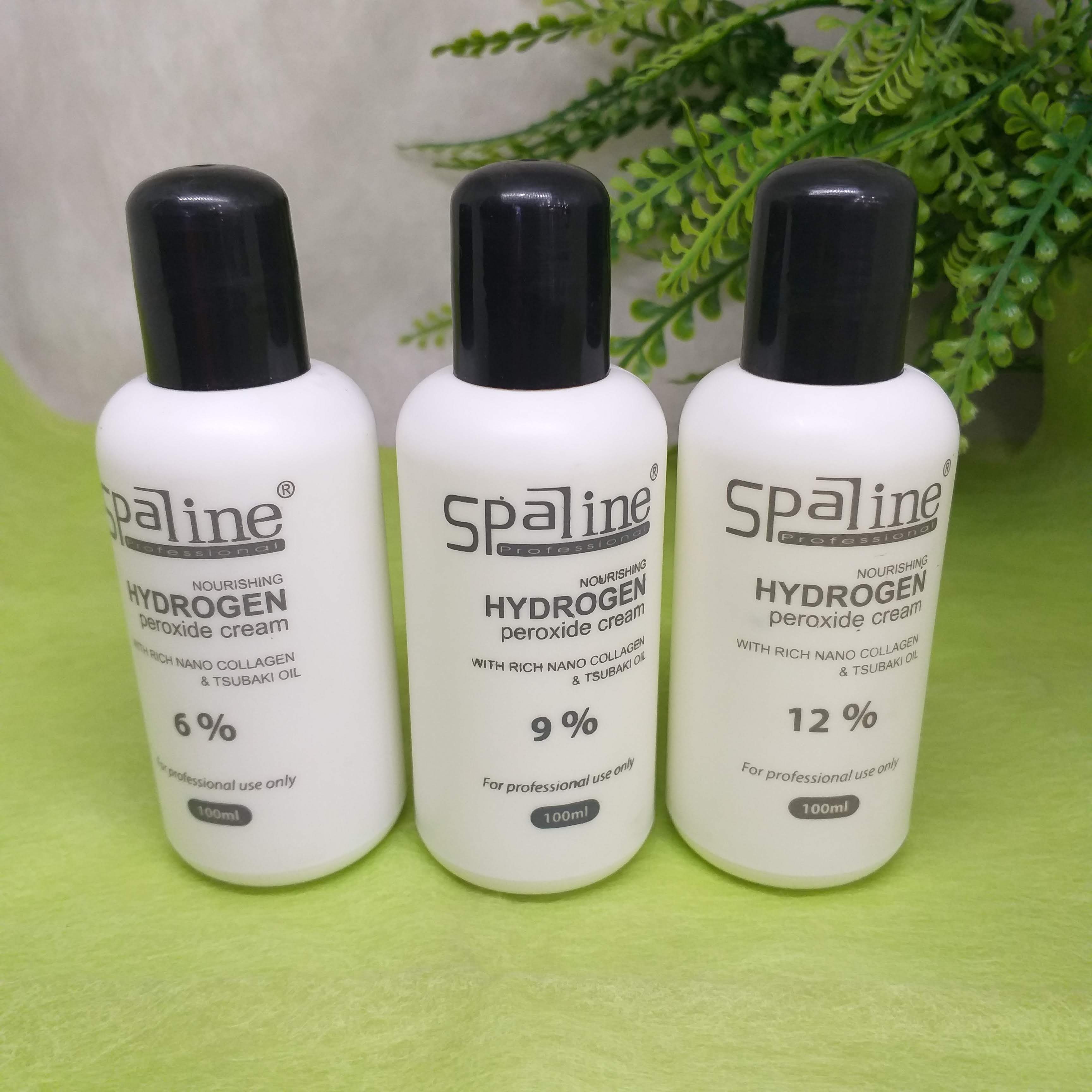 Oxygen powered hair dye spaline 100ml ( 6%, 9%, 12%)