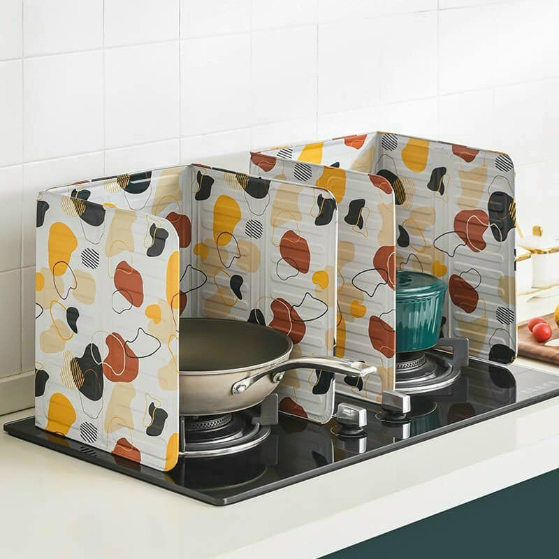 Set 2 Miếng Chắn mỡ bếp ga Có Hoạ Tiết Bắt Mắt-Chắn bắt dầu mỡ bếp ga mẫu hoa siêu đẹp