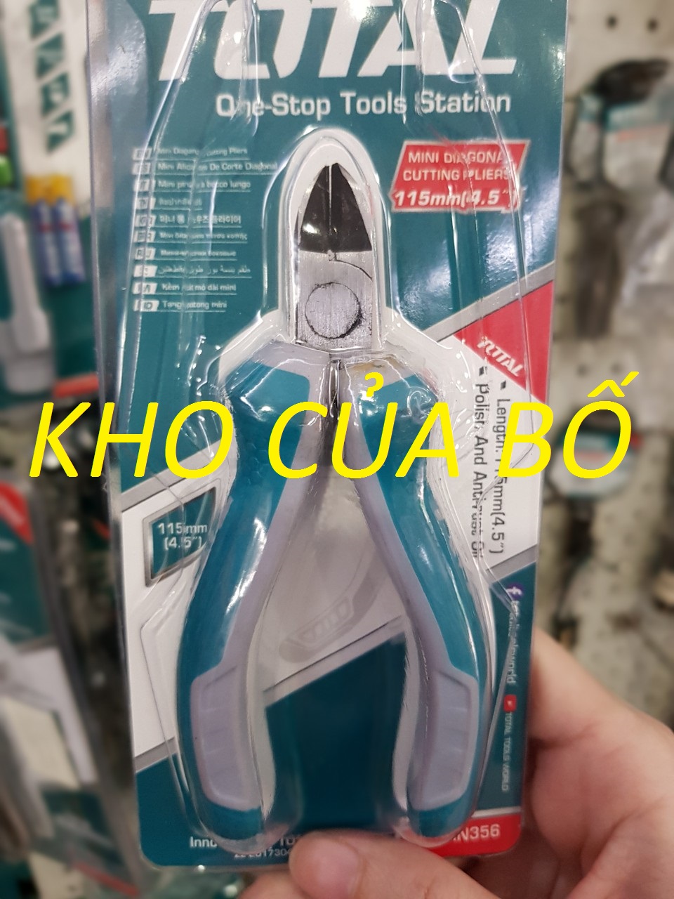 Kềm cắt mini 115mm total THTMN356