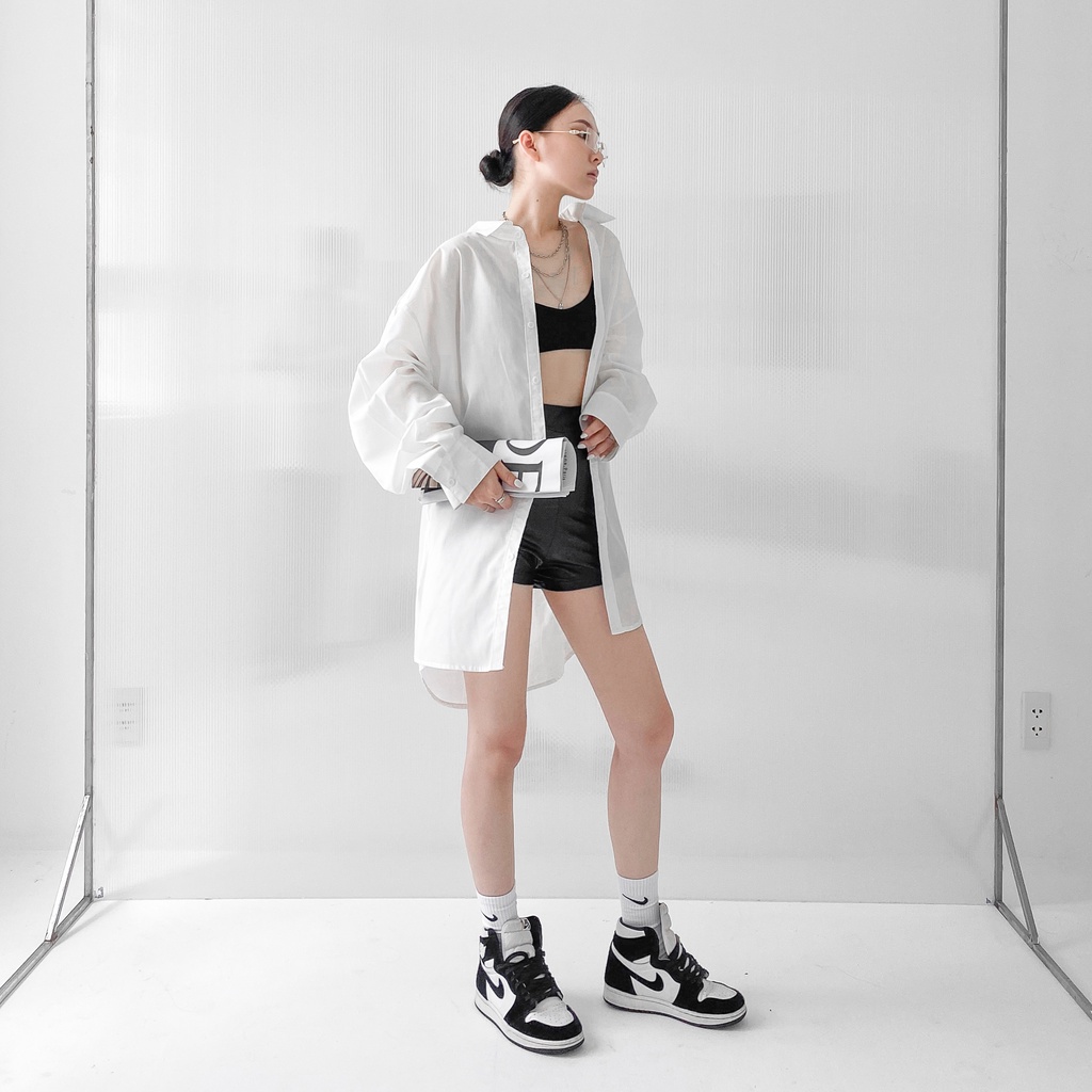 HIGHCHIC - DAWN SHIRT - SƠ MI TRẮNG OVERSIZE