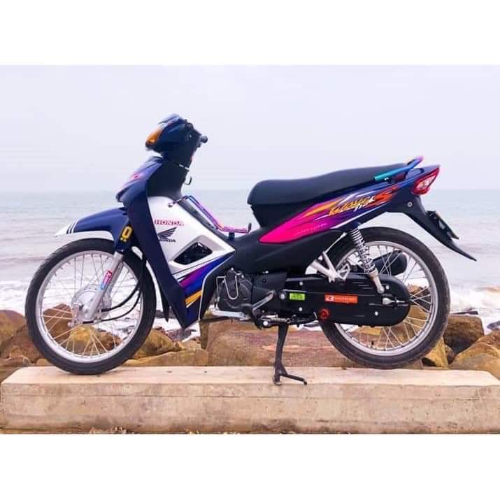 [Loại 1] Tem Rời Wave 110cc Hồng Xanh V1 (2017-2021)- Ảnh Thật