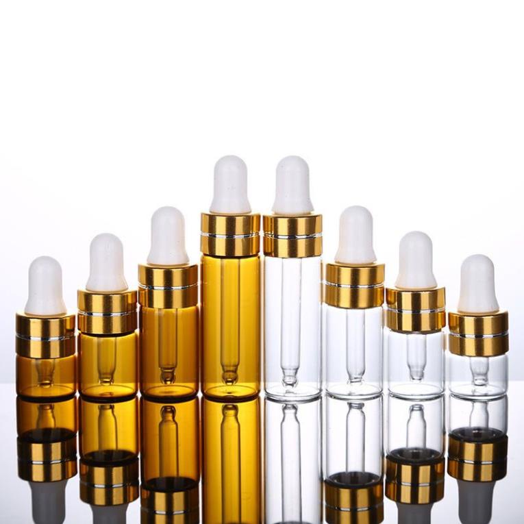 [Nhiều Màu] Lọ Chiết Serum, Lọ Đựng Tinh Dầu Thủy Tinh Mỏng 3ml,5ml