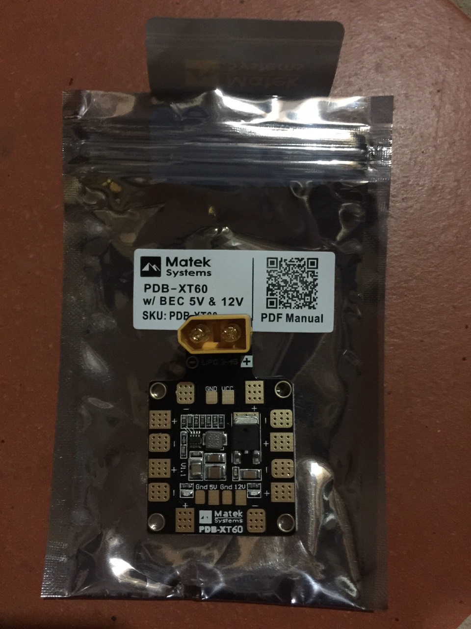 Mạch PDB Matek MINI Chia Nguồn output 5V,12V