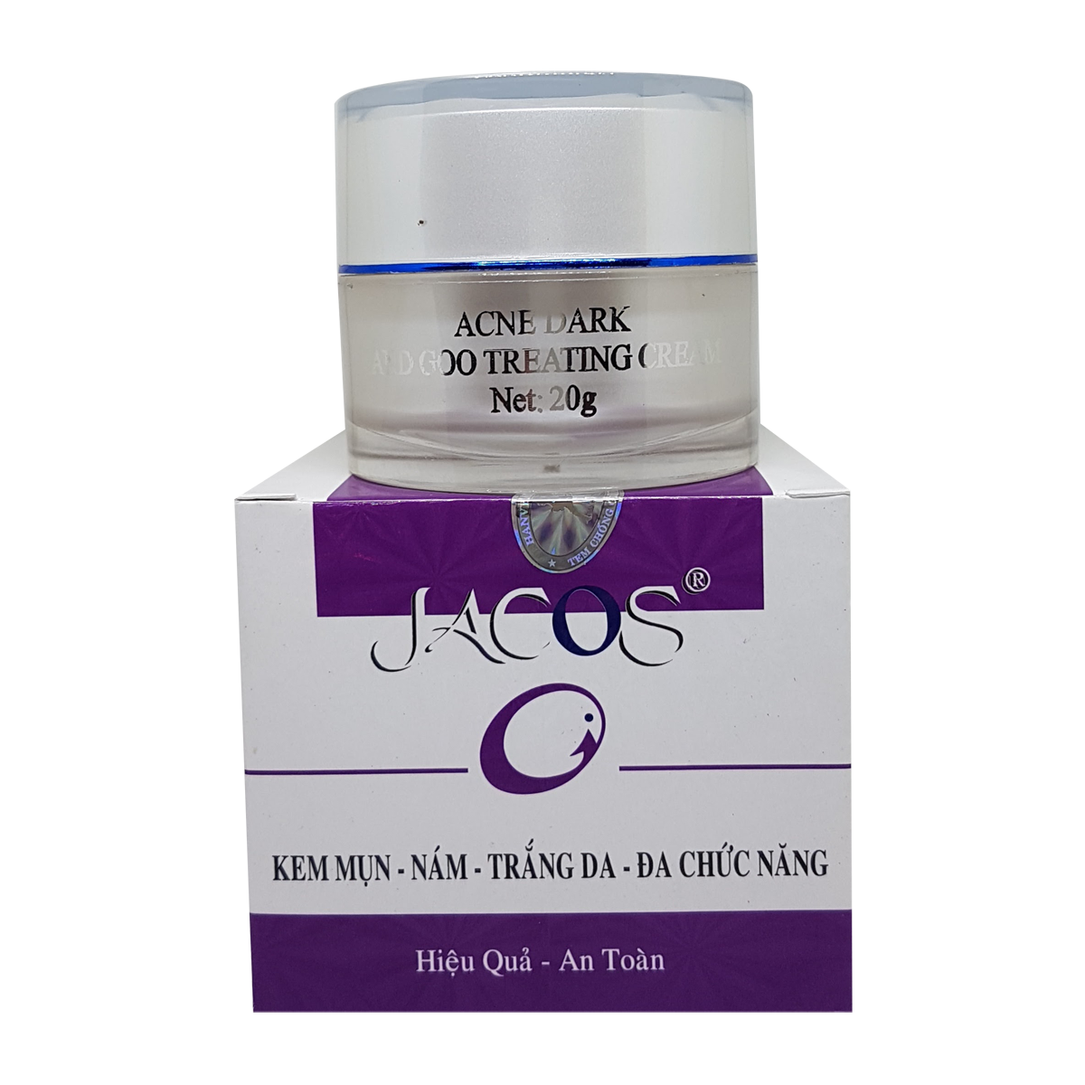 [HCM]KEM JACOS MỤN NÁM TRẮNG DA ĐA CHỨC NĂNG 20G