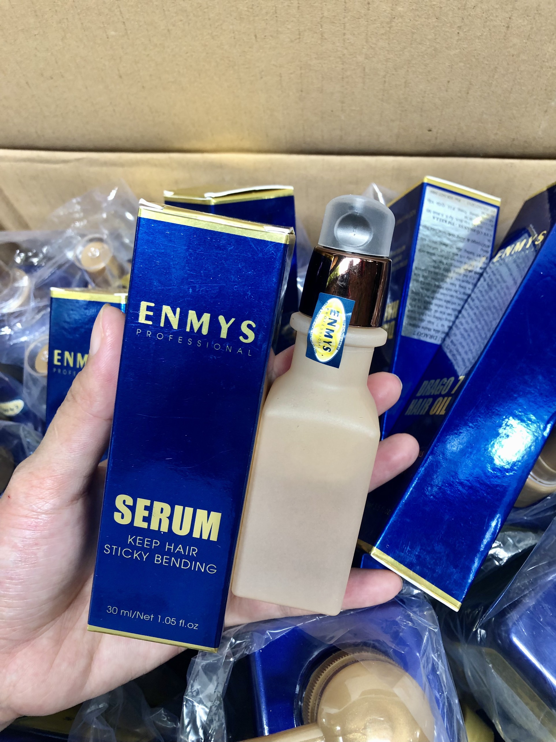 Serum Siêu Dưỡng Và Giữ Nếp Tóc EnMys - Hàng Công Ty