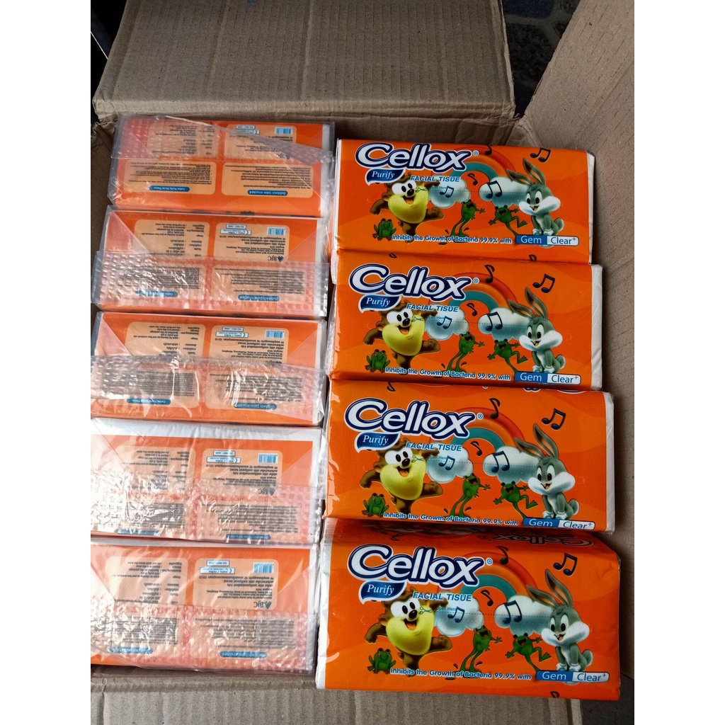 COMBO 10 BỊCH KHĂN GIẤY RÚT CELLOX 260 tơ`
