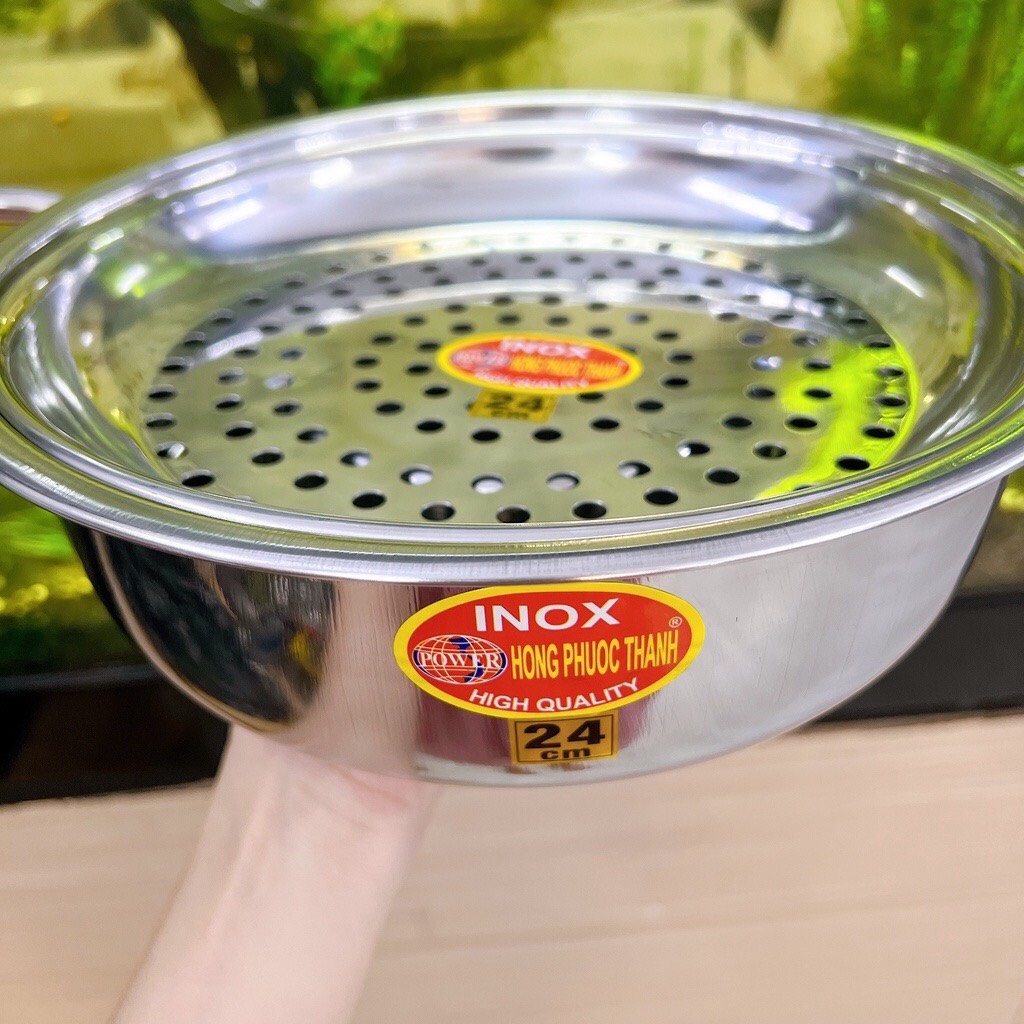 Vỉ Xửng hấp inox đủ size (22cm-26cm) Hồng Phước Thanh