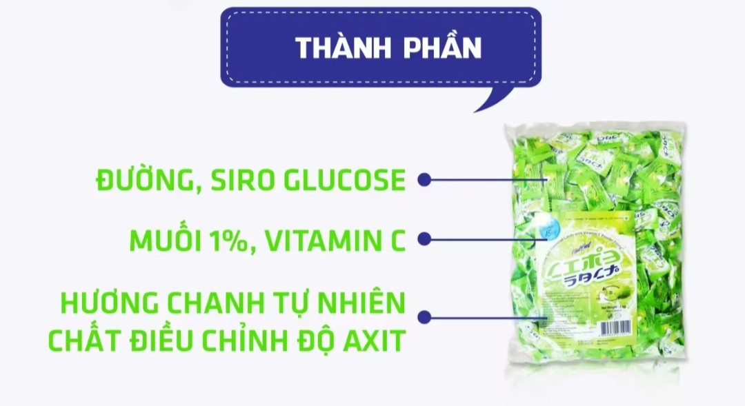 [120g] Kẹo Chanh Muối Thái Lan HartBeat Vitamin C