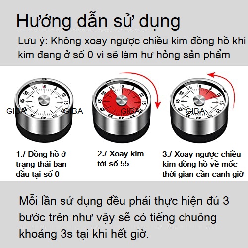 Đồng Hồ Hẹn Giờ Pomodoro Quả Lớn - Nhiều Mẫu