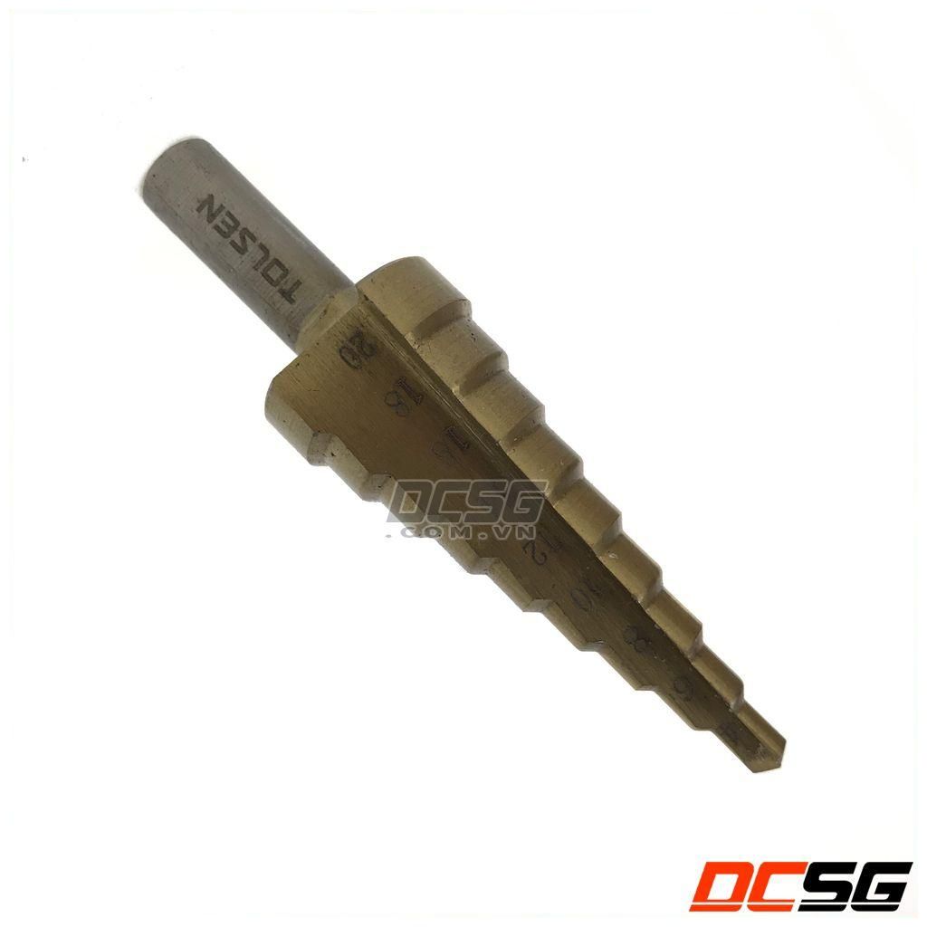 Mũi khoan tháp (4-20mm) phủ TITAN TOLSEN 75872 | DCSG