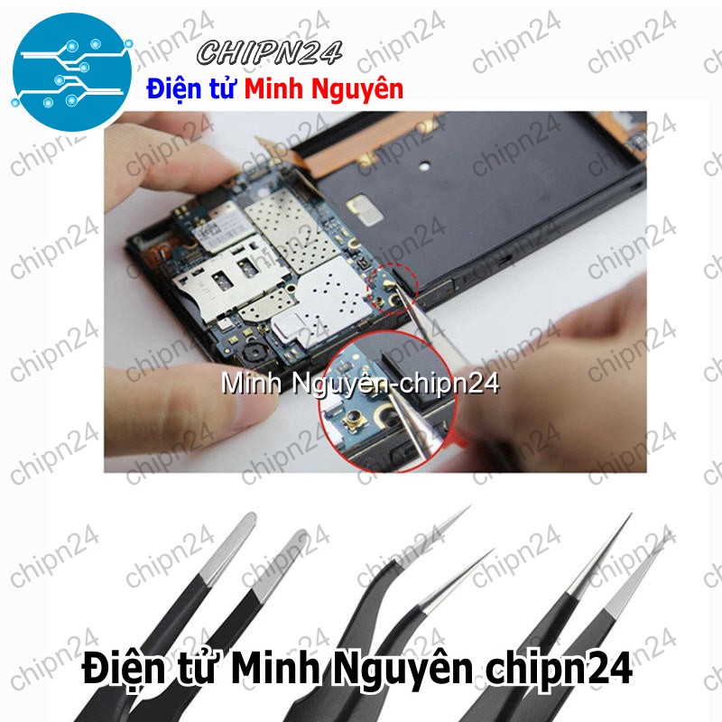 [1 cây] Nhíp Vetus gắp linh kiện (ESD10/ESD11/ESD12/ESD13/ESD14/ESD15/ESD16) - [Chọn Loại] - HHH.00108