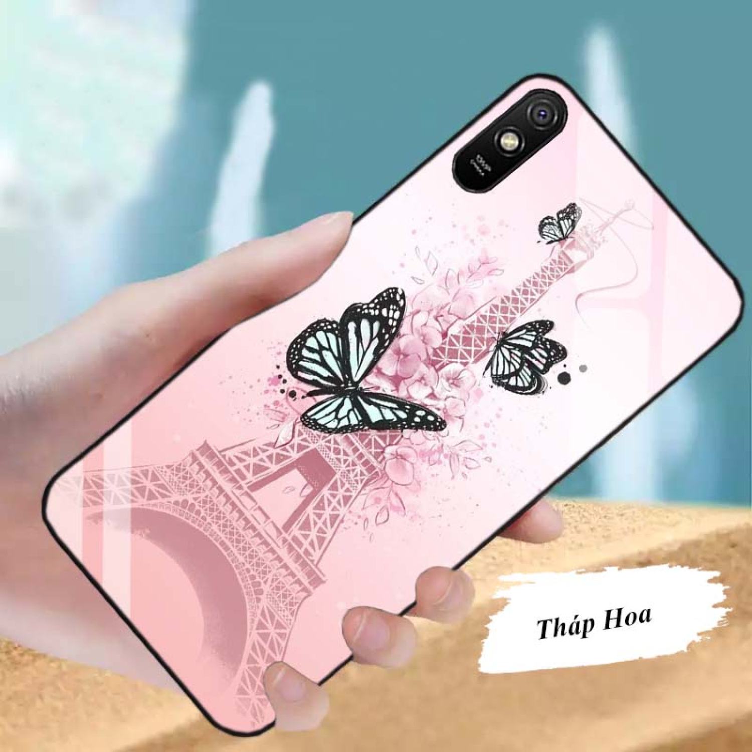Ốp xiaomi redmi 9a lưng kính cường lực cao cấp mới ƞhất